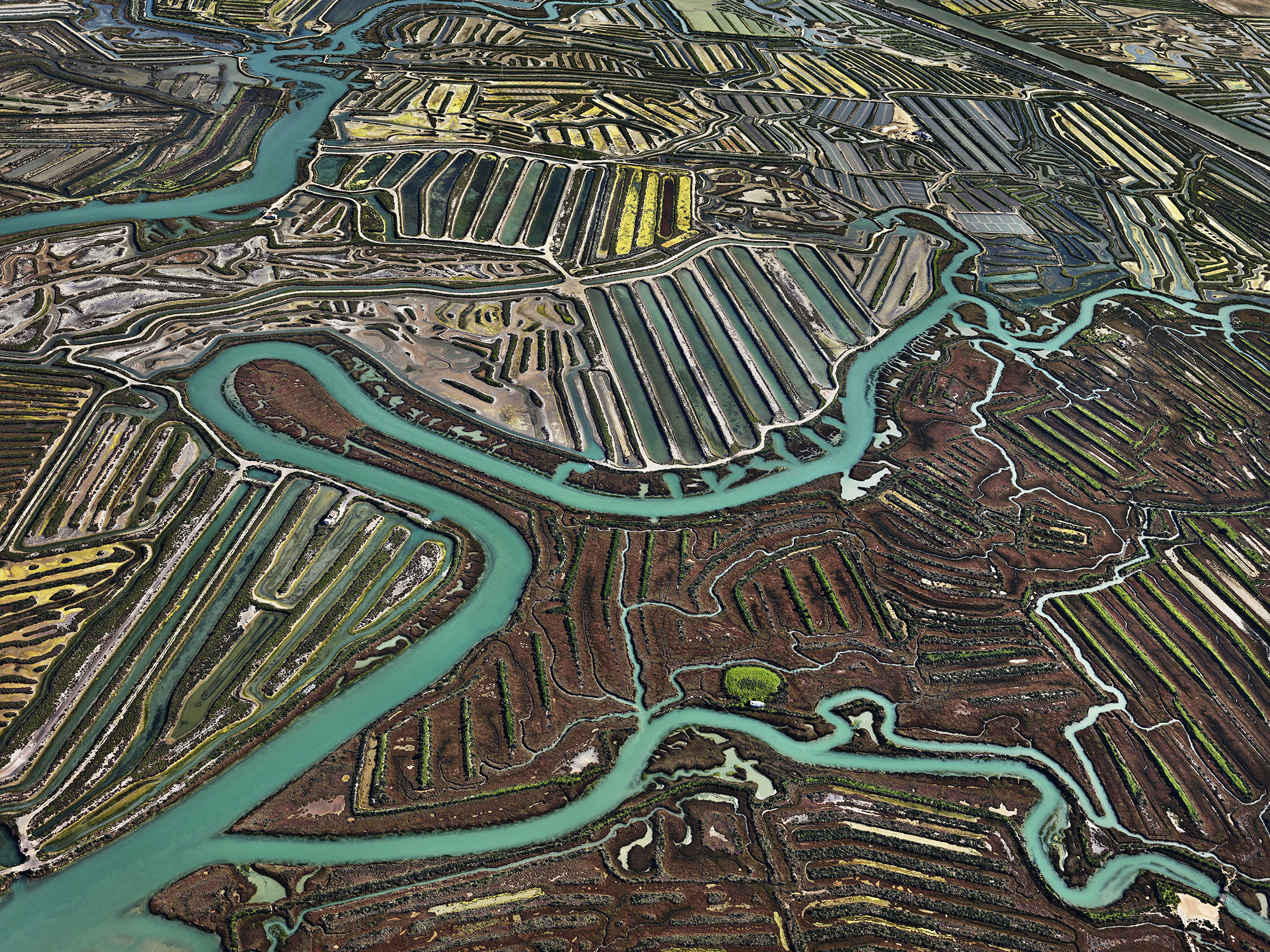 Salinas #2, Cádiz, Spain, 2013, photo © Edward Burtynsky, courtesy ADMIRA, Milano